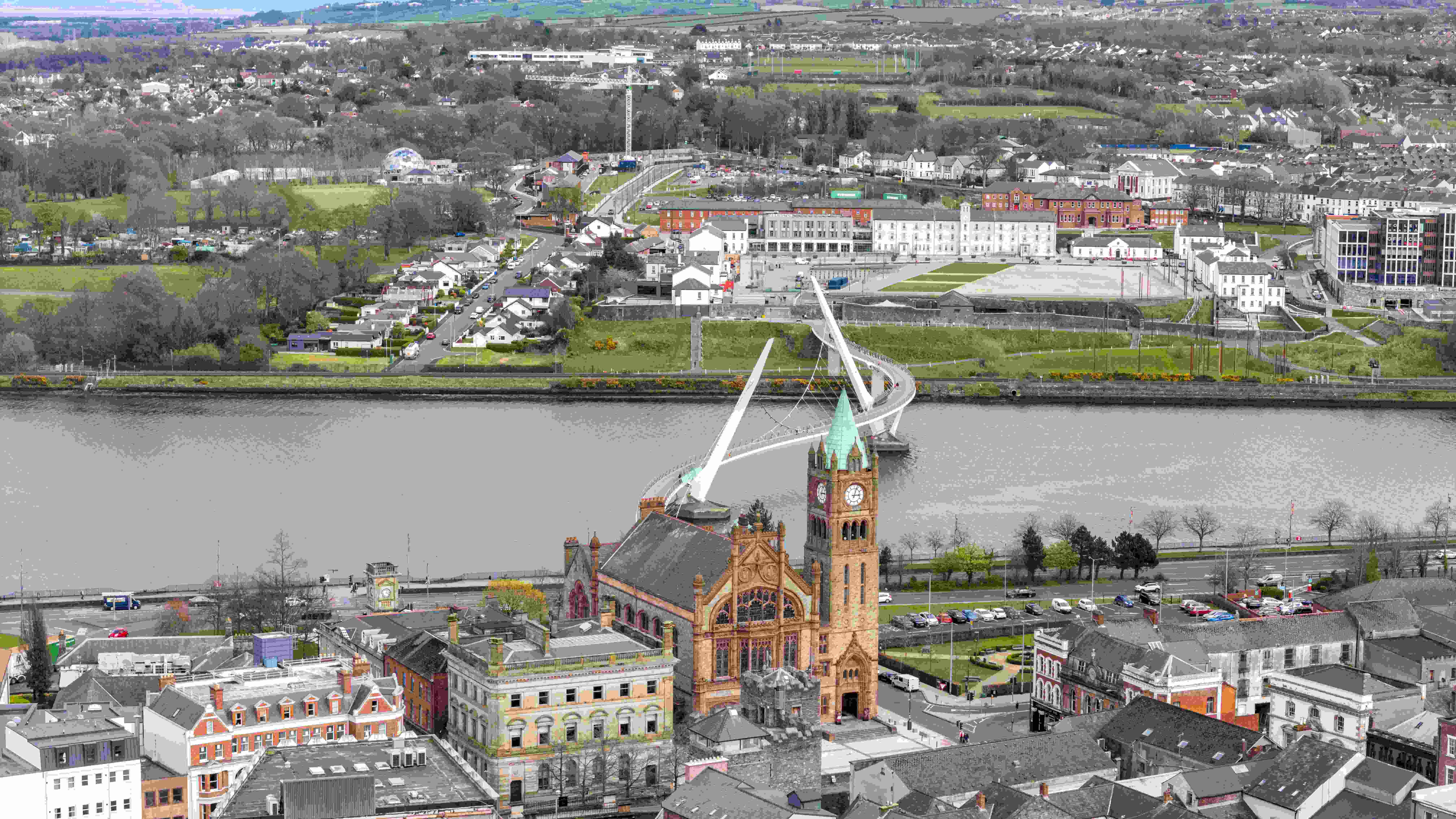Guildhall Square in Derry